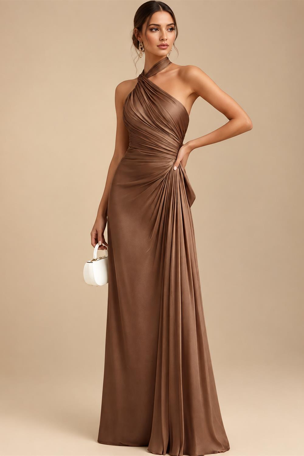 A-Line/Princess Off Shoulder Chiffon Floor-Length Mother of the Bride & Groom Dresses with Sequin, Lace Appliques & Pleats (SHI22501662)