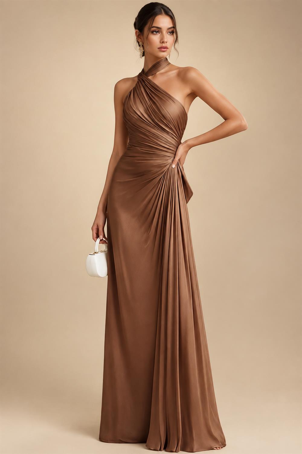A-Line/Princess Strapless Jacquard Mini Homecoming Dresses with Bow & Pearls (SHI22370552)