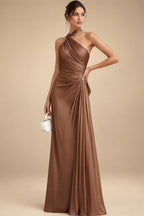 Sheath/Column Off Shoulder Chiffon Floor-Length Mother of the Bride & Groom Dresses with Lace Appliques (SHI22501551)