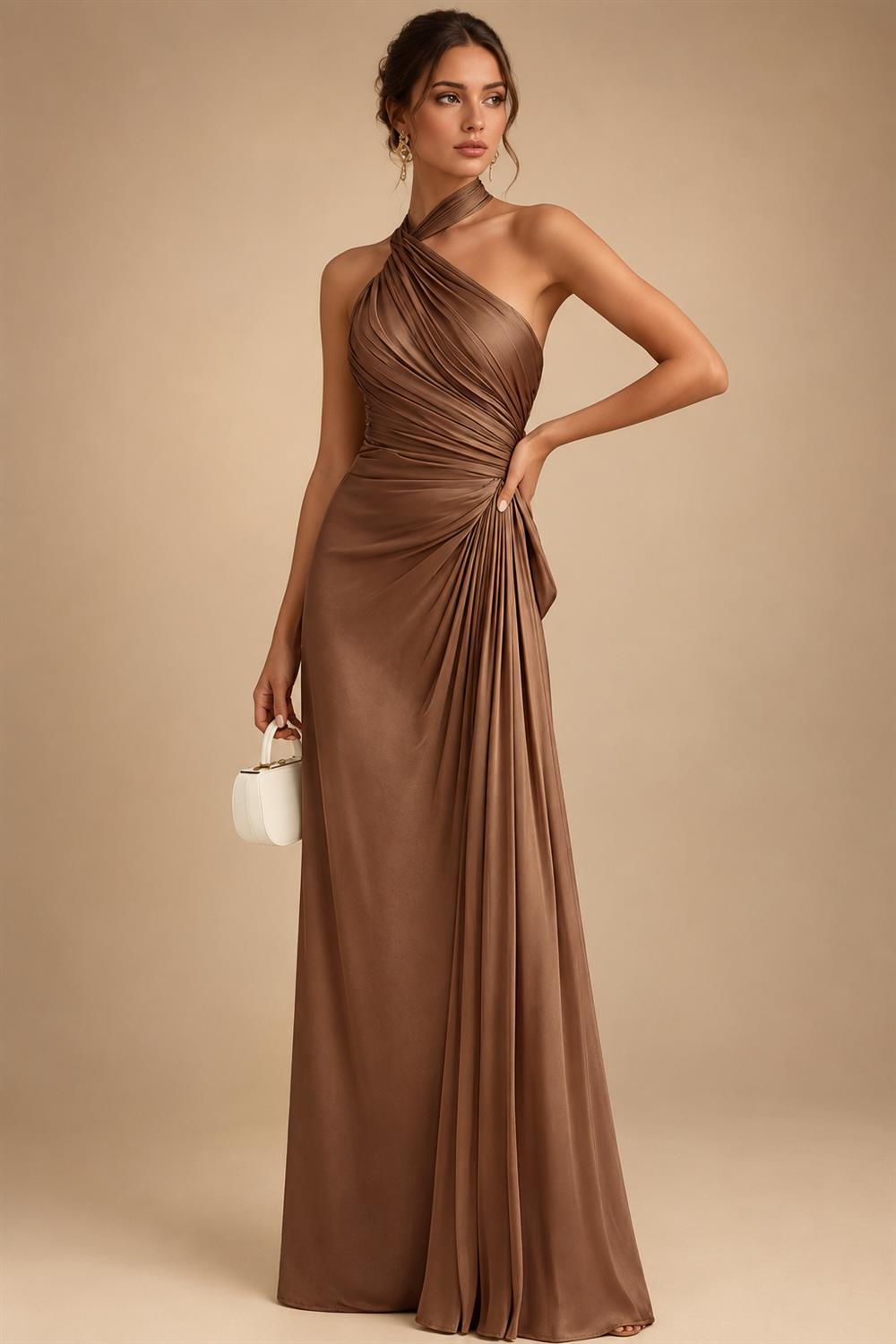 A-Line/Princess One Shoulder Floral Embroidery Floor-Length Mother of the Bride & Groom Dresses for Women (SHI22501656)