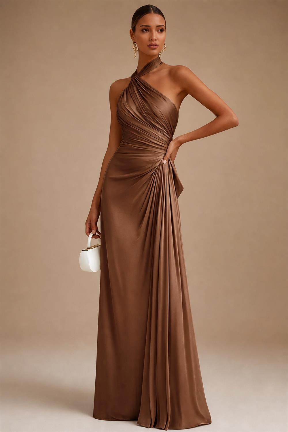 Sheath/Column Off Shoulder Stretch Jersey Floor-Length Mother of the Bride & Groom Dresses with Lace Appliques Sleeves & Slit (SHI22501550)