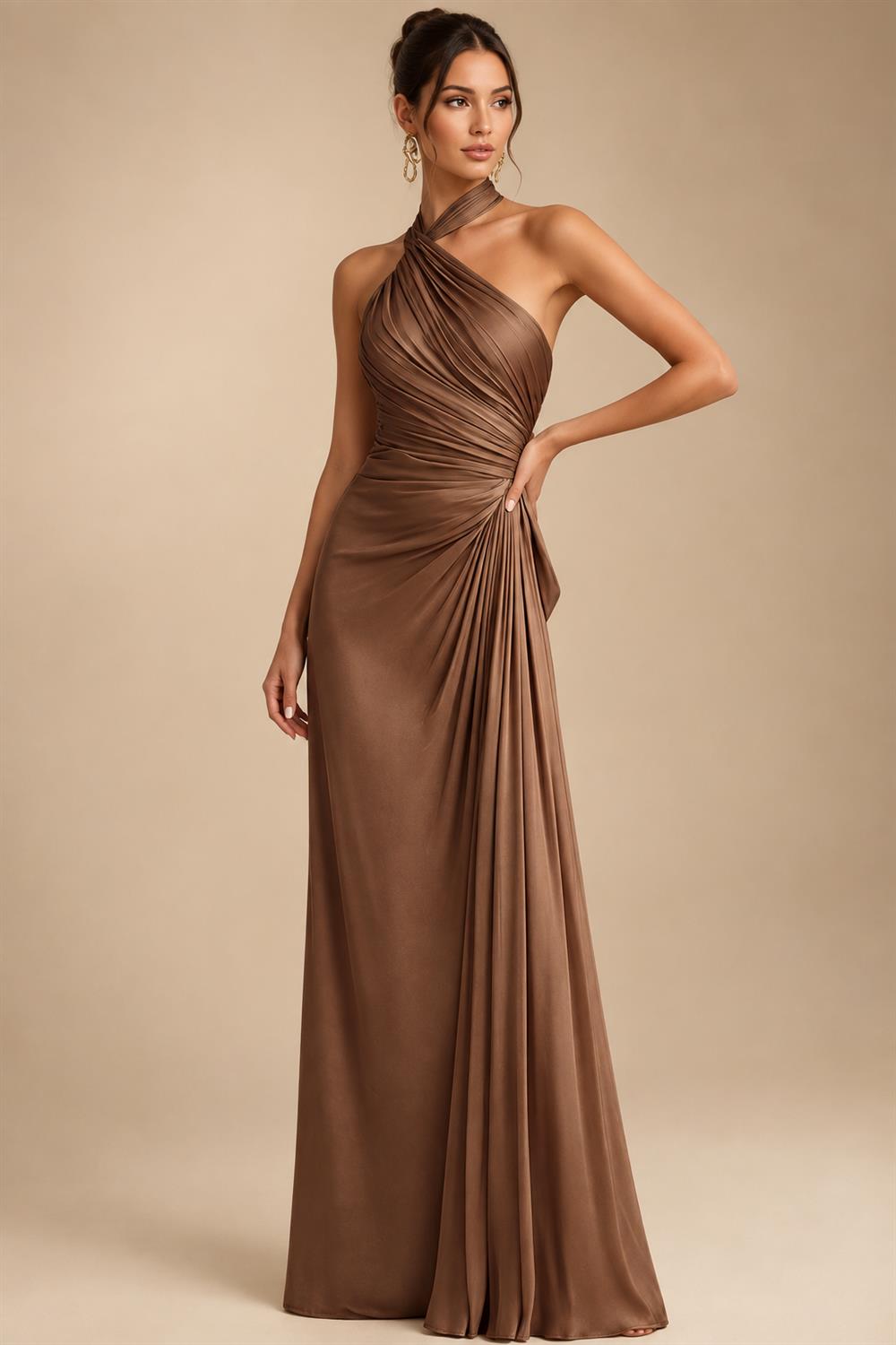 A-Line/Princess Sweetheart Chiffon Maxi Mother of the Bride & Groom Dresses with Lace Appliques & Ruched Bodice (SHI22501637)