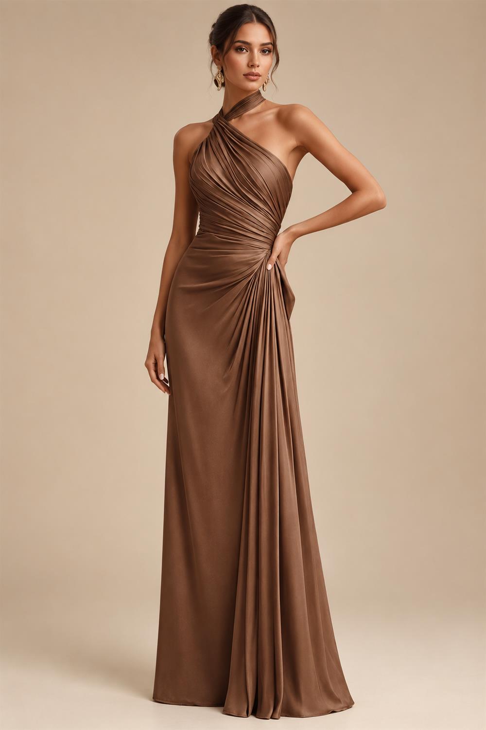 Satin Bodycon Strapless Short Homecoming Dresses with Corset Bodice & Sash (SHI22370318)