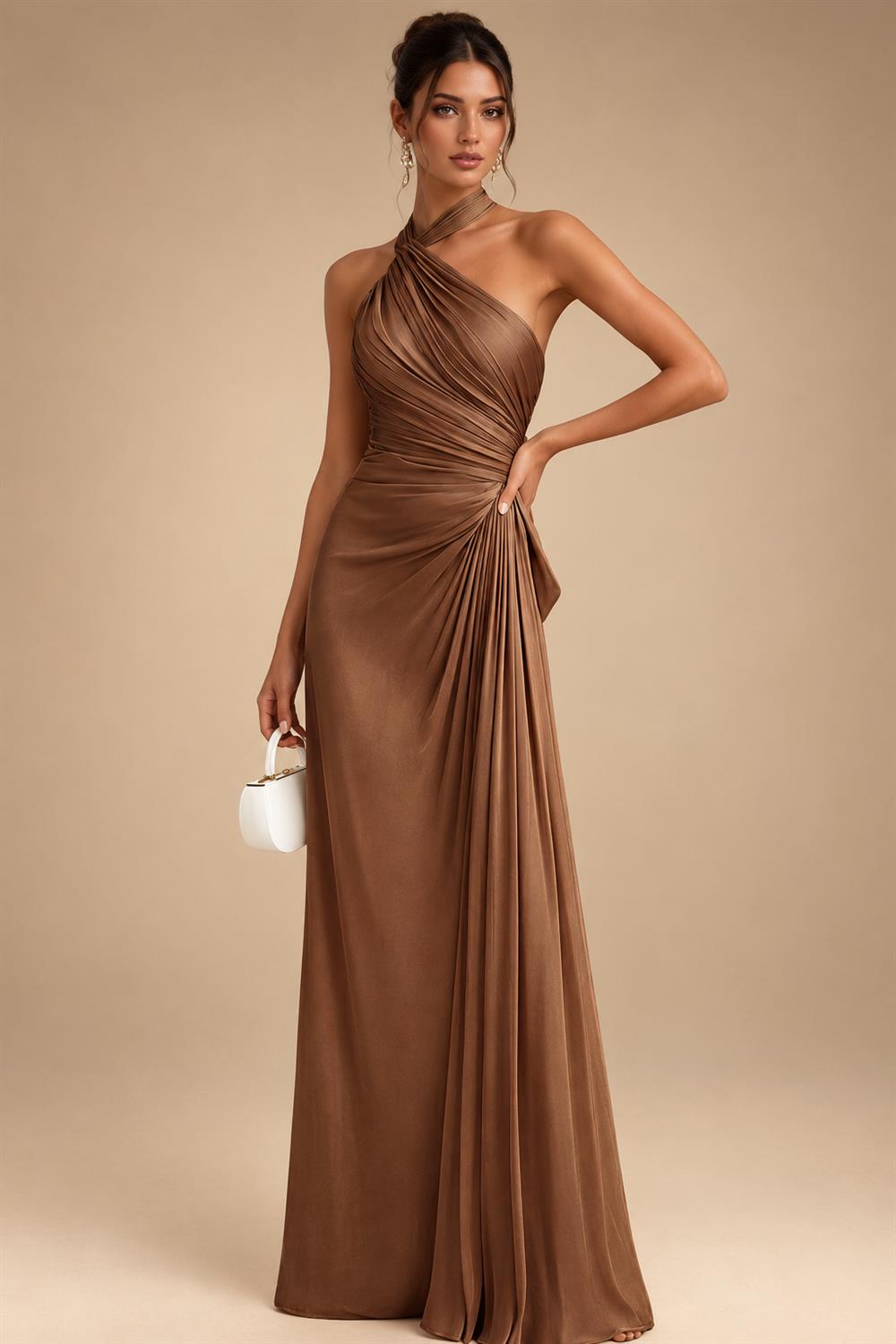 A-Line/Princess Strapless Jacquard Mini Homecoming Dresses with Bow & Pearls (SHI22370552)