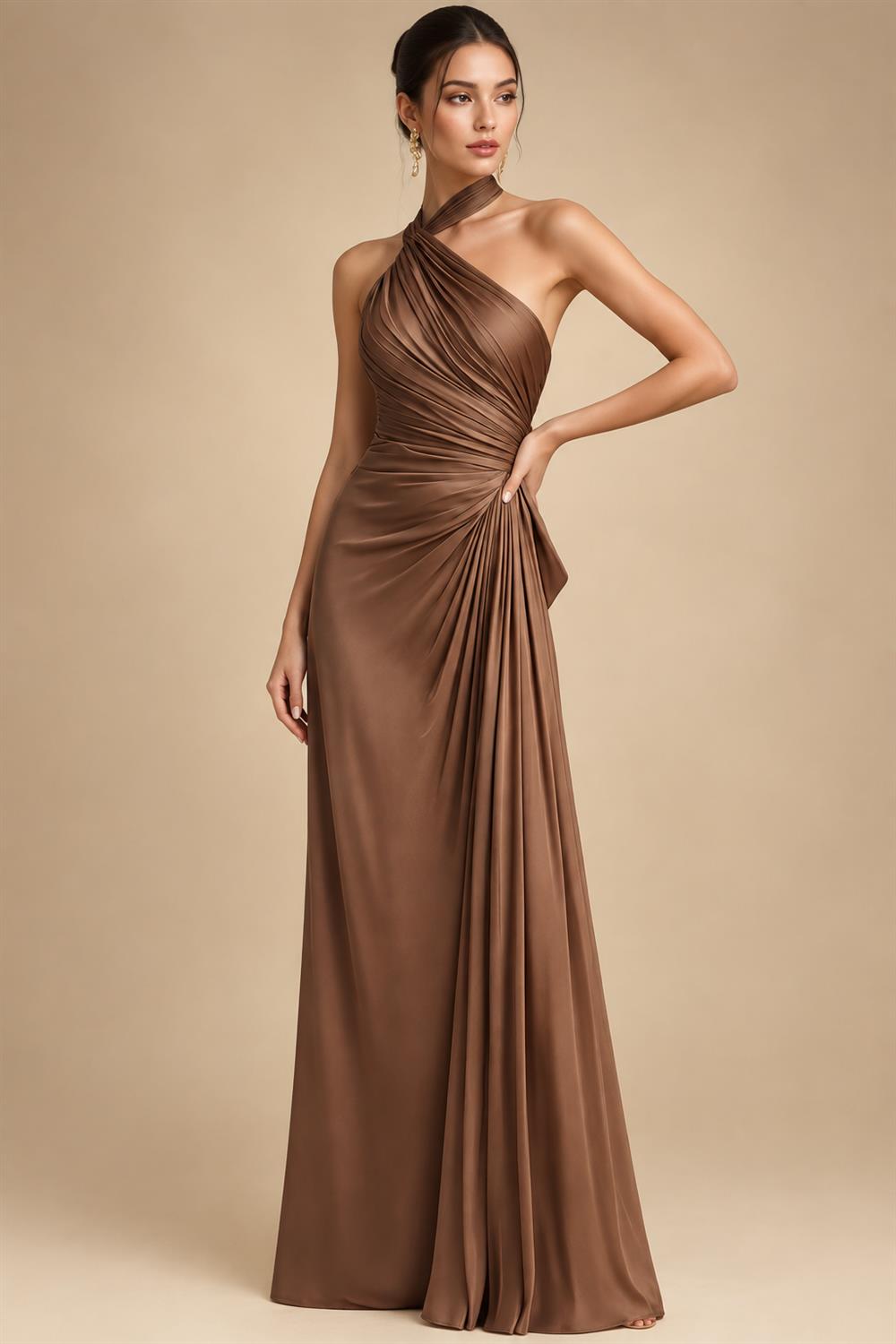 A-Line/Princess Sweetheart Chiffon Maxi Mother of the Bride & Groom Dresses with Lace Appliques & Ruched Bodice (SHI22501637)