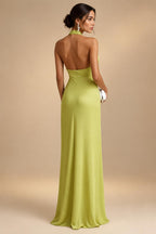 A-Line/Princess Scoop Neck Chiffon Floor-Length Mother of the Bride & Groom Dresses with Tiered Layers & Ruffles (SHI22501612)