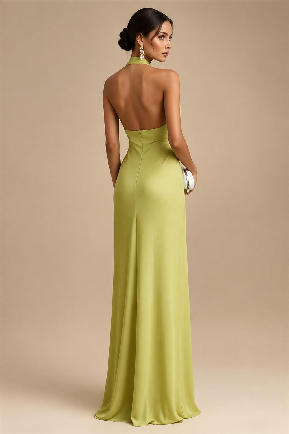 Jacquard Sheath/Column V-Neck Floor-Length Mother of the Bride & Groom Dresses with Ruffles & Ruched Waist (SHI22501060)
