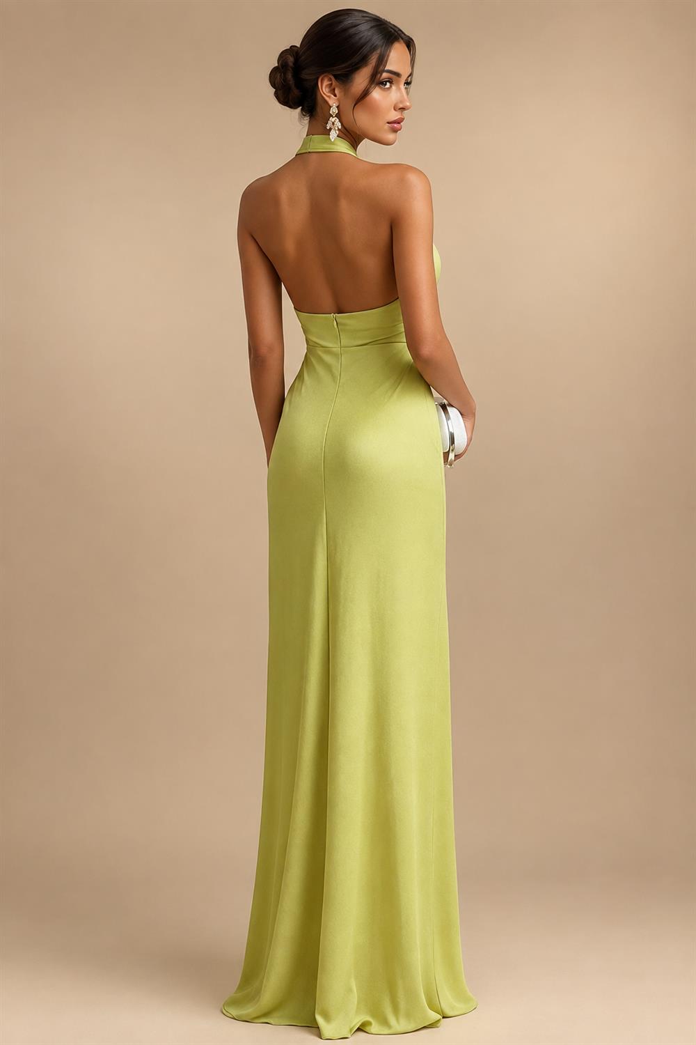 A-Line/Princess One Shoulder Chiffon Floor-Length Mother of the Bride & Groom Dresses with Lace Appliques, Sweep Train & Side Sash (SHI22501663)