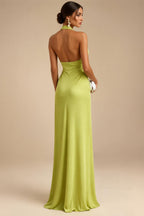 Sheath Silk Off Shoulder Ruched Maxi Mother of the Bride & Groom Dresses (SHI22500808)