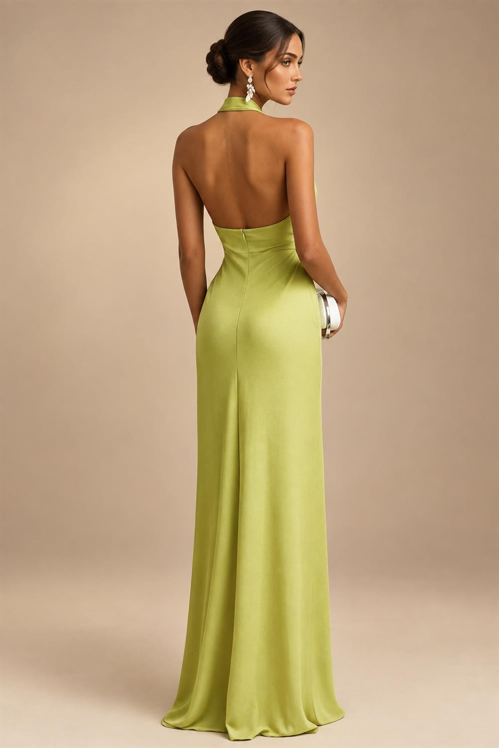 A Line Scoop 3/4 Sleeve Long Mixed Mother of the Bride Dresses with Sequins (SHI22500171)