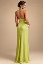 A-Line/Princess Scoop Neck Jacquard Floor-Length Mother of the Bride & Groom Dresses with Ruched Waist (SHI22501615)