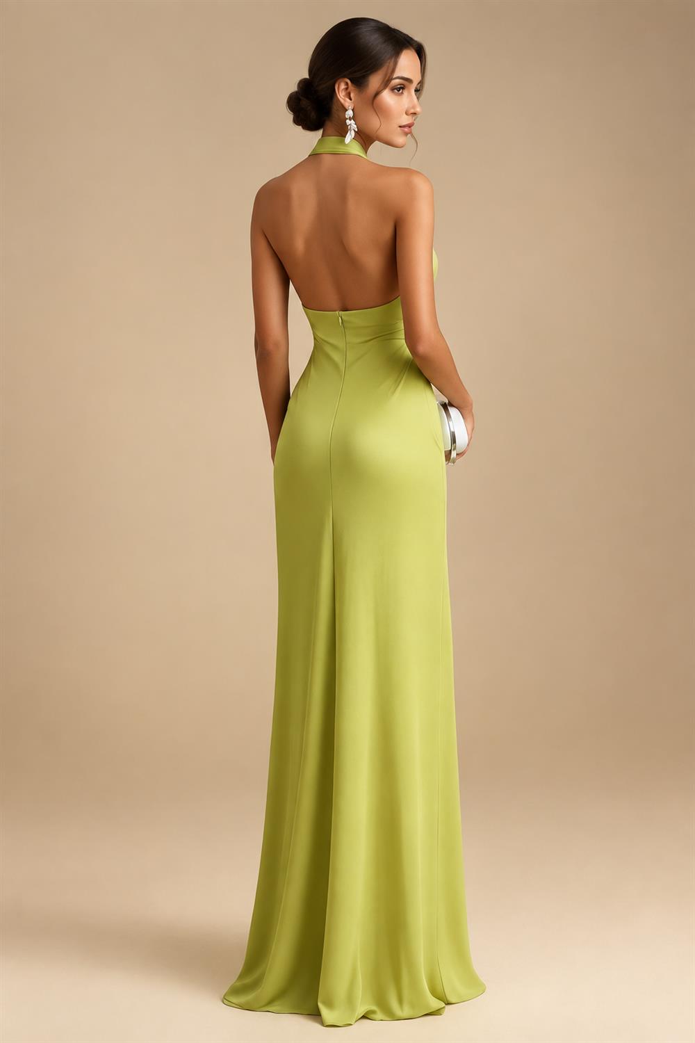 A-Line/Princess Scoop Neck Tea-Length Mother of the Bride & Groom Dresses with Ruffles & Ruched Waist (SHI22501287)