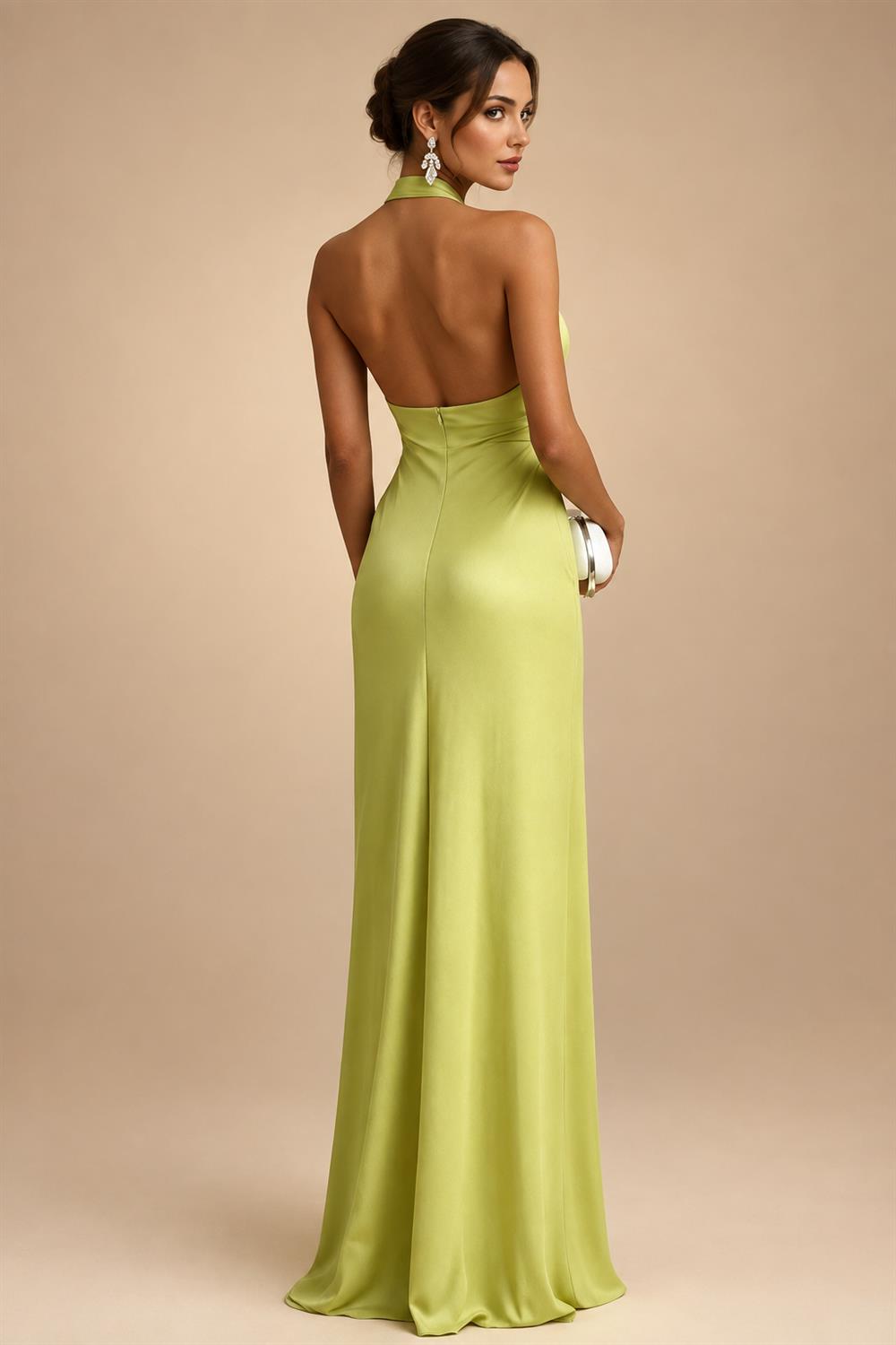 Sheath/Column Scoop Neck Lace Appliques Maxi Mother of the Bride & Groom Dresses with Ruched Waist & Sequin (SHI22501632)