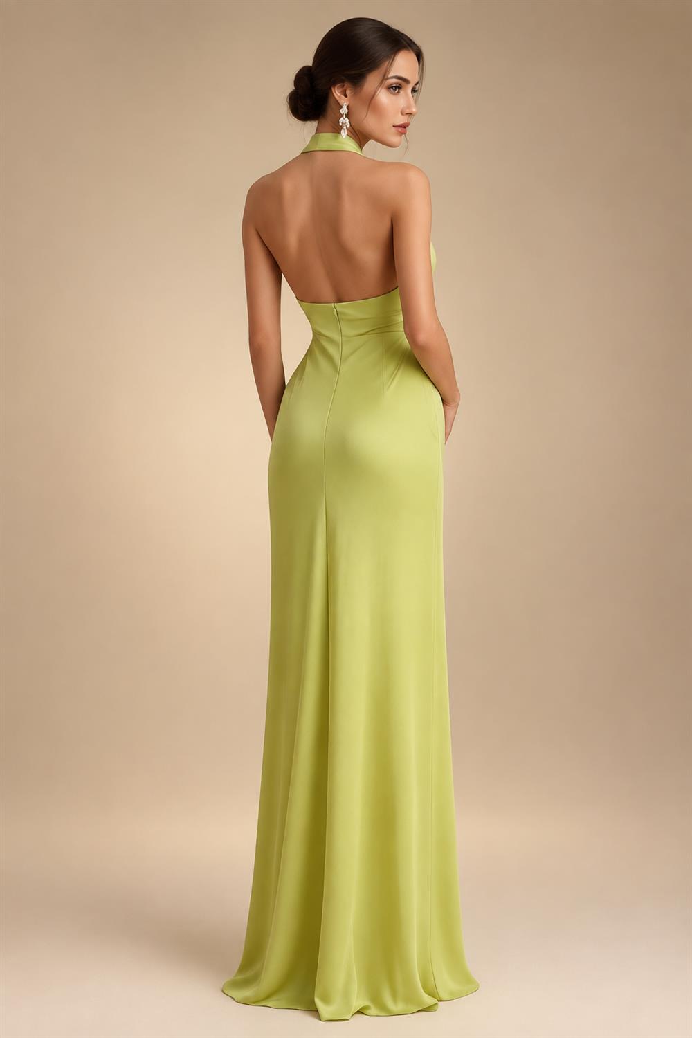 A-Line/Princess V-Neck Satin Floor-Length Mother of the Bride & Groom Dresses with?Jacquard Bolero?Jacket & Pleats (SHI22501695)
