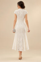 Sleeveless Lace Appliques Mother of the Bride Dresses with 3D Flower (SHI22500545)