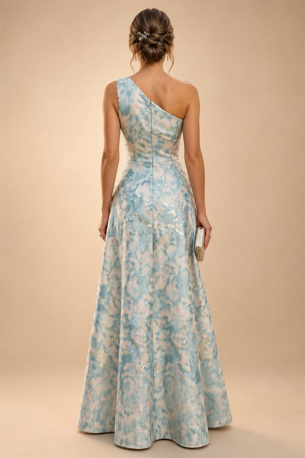 Sheath/Column Off Shoulder Chiffon Floor-Length Mother of the Bride & Groom Dresses with Lace Appliques (SHI22501551)