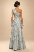 Satin Scoop Neck Mother of the Bride & Groom Dresses with 3D Flower (SHI22500338)