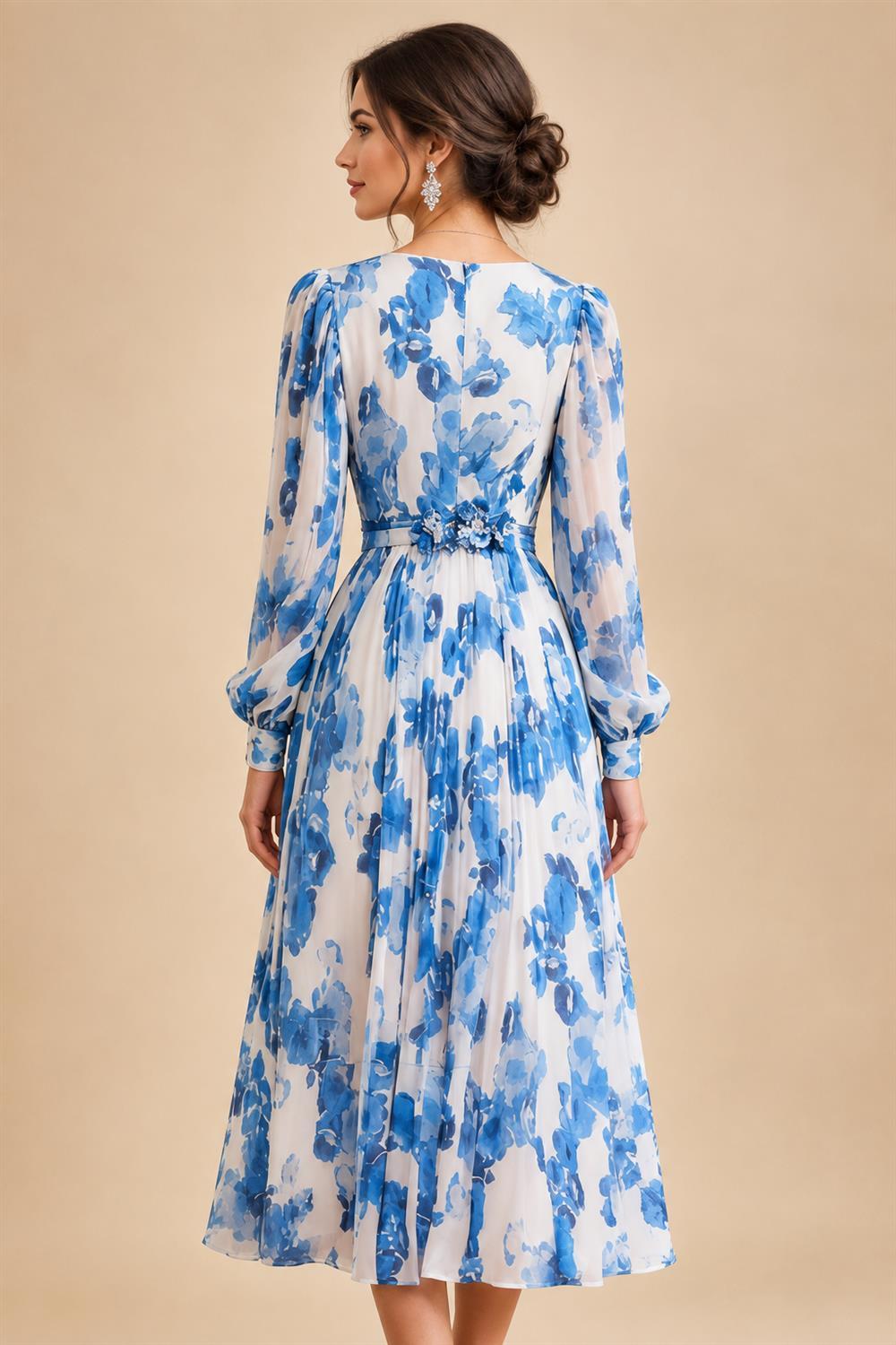 Two-Piece Mermaid Long Sleeve Floor-Length Mother of the Bride Dresses with Blazer Jacket (SHIA22500213)