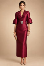 A-Line/Princess Off Shoulder Chiffon Floor-Length Mother of the Bride & Groom Dresses with Sequin, Lace Appliques & Pleats (SHI22501662)