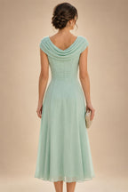 A-Line/Princess Sweetheart Chiffon Maxi Mother of the Bride & Groom Dresses with Lace Appliques & Ruched Bodice (SHI22501637)