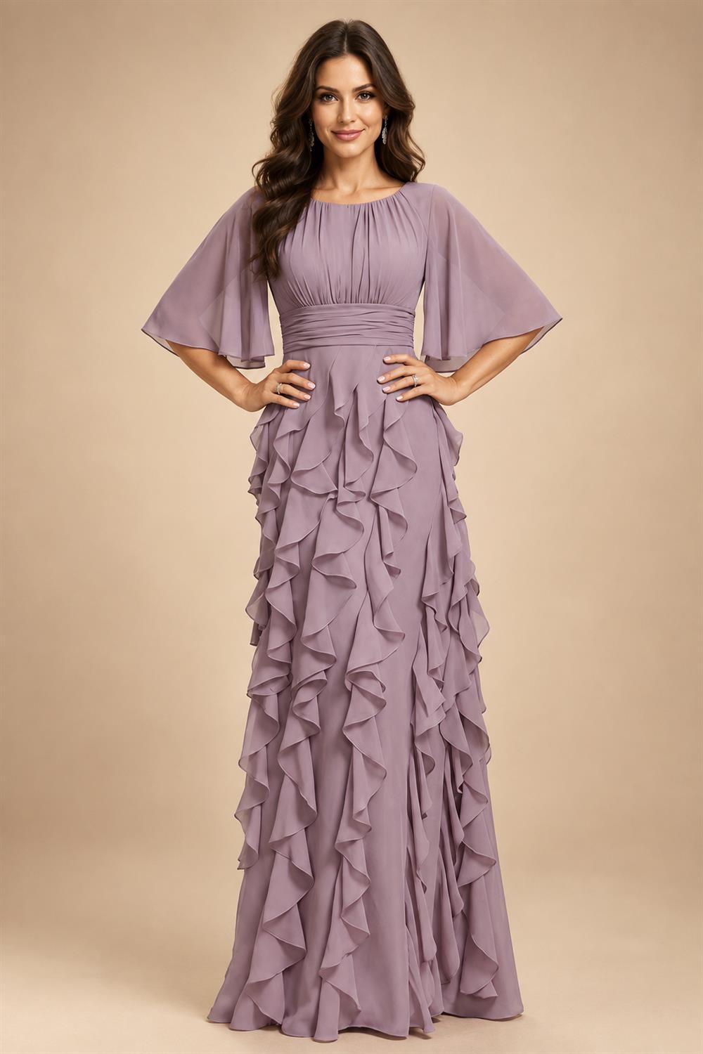 Sheath/Column Scoop Neck Velvet Floor-Length Mother of the Bride & Groom Dresses with Rhinestones (SHI22501640)