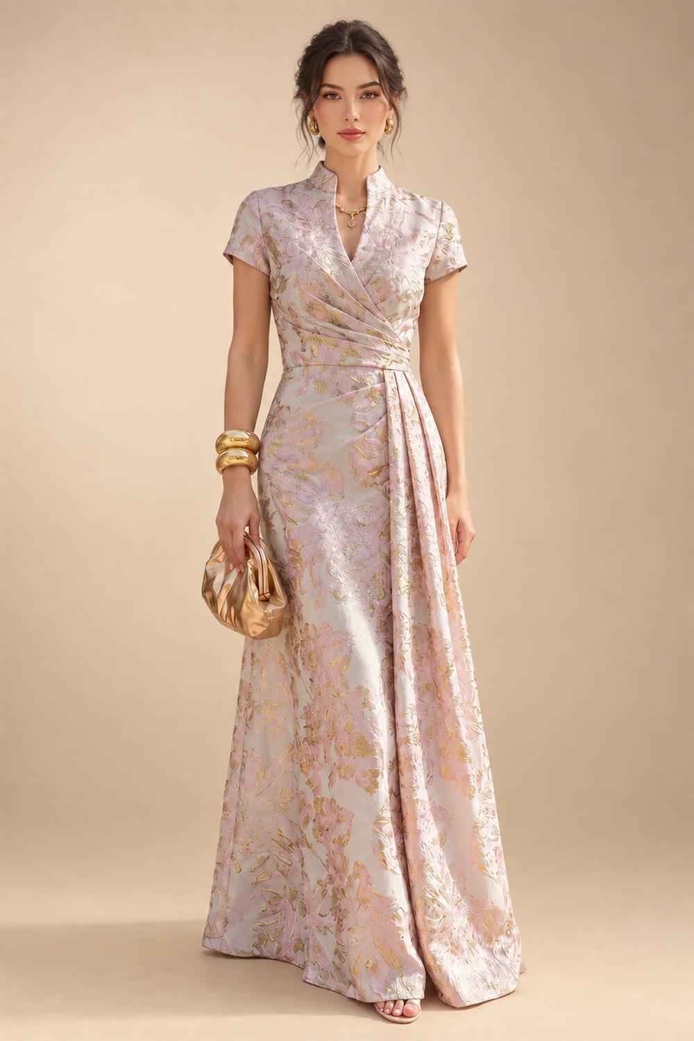 A-Line/Princess Strapless Jacquard Mini Homecoming Dresses with Bow & Pearls (SHI22370552)