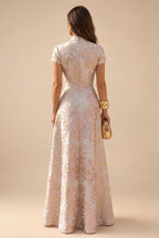 A-Line/Princess Scoop Neck Chiffon Maxi Mother of the Bride & Groom Dresses with Ruffles (SHI22501599)