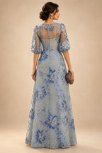 A-Line/Princess Strapless Lace Appliques Floor-Length Mother of the Bride & Groom Dresses with Pleats, Ruched Waist & Sweep Train (SHI22501664)