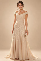 Lightweight Sheath Tea-Length Chiffon Mother of the Bride & Groom Dresses with Cowl Neck & Ruched Waist (SHI22500689)