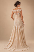 Floral Print A-Line/Princess Scoop Neck Tea-Length Mother of the Bride & Groom Dresses with Tiered Layers & Ruched Waist (SHI22501120)