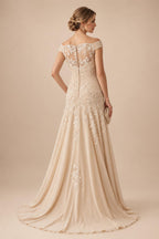 A-Line/Princess Scoop Neck Pleated Satin Evening Dresses with Sequins (SHI22500066)