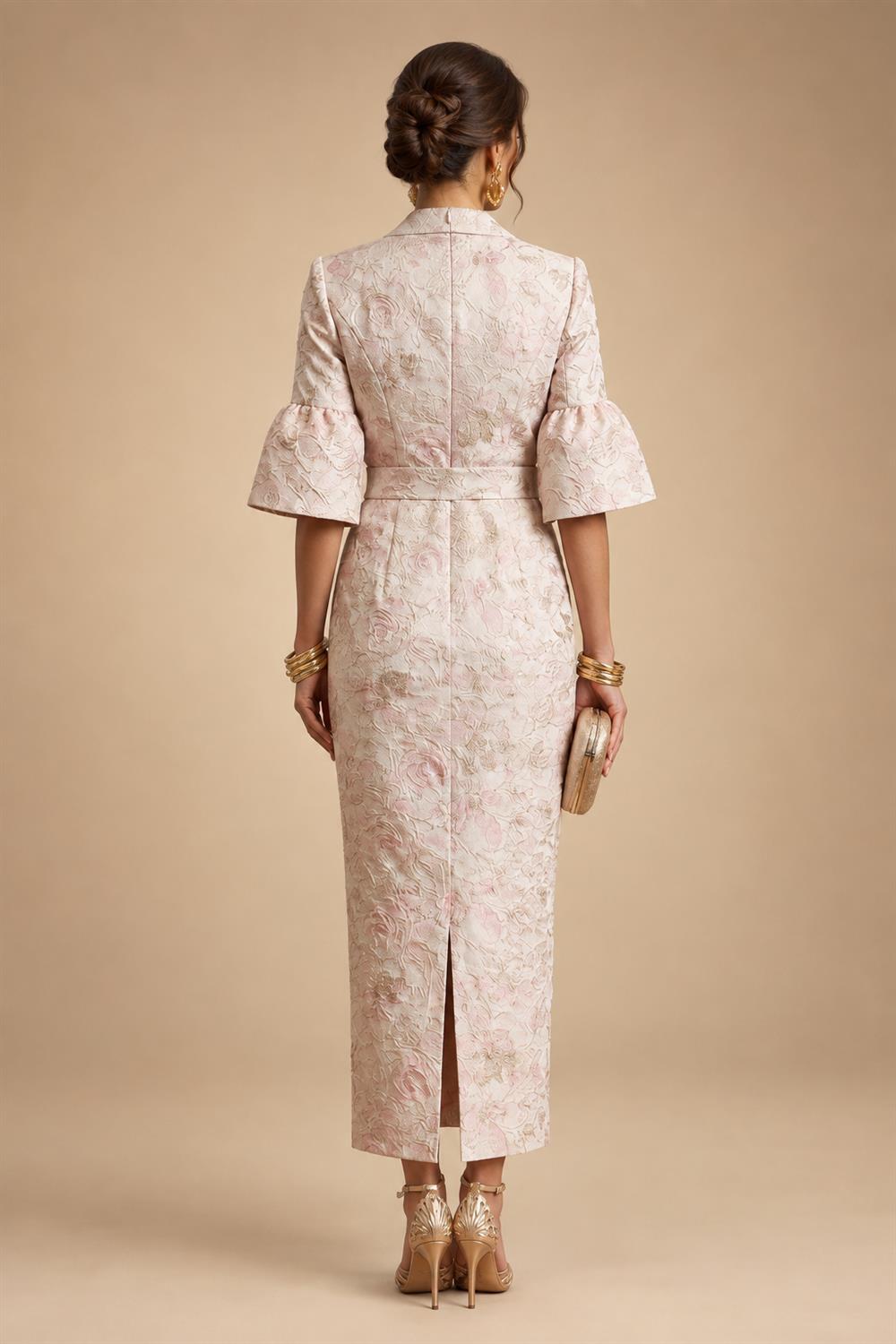 Two-Piece Mermaid Long Sleeve Floor-Length Mother of the Bride Dresses with Blazer Jacket (SHIA22500213)