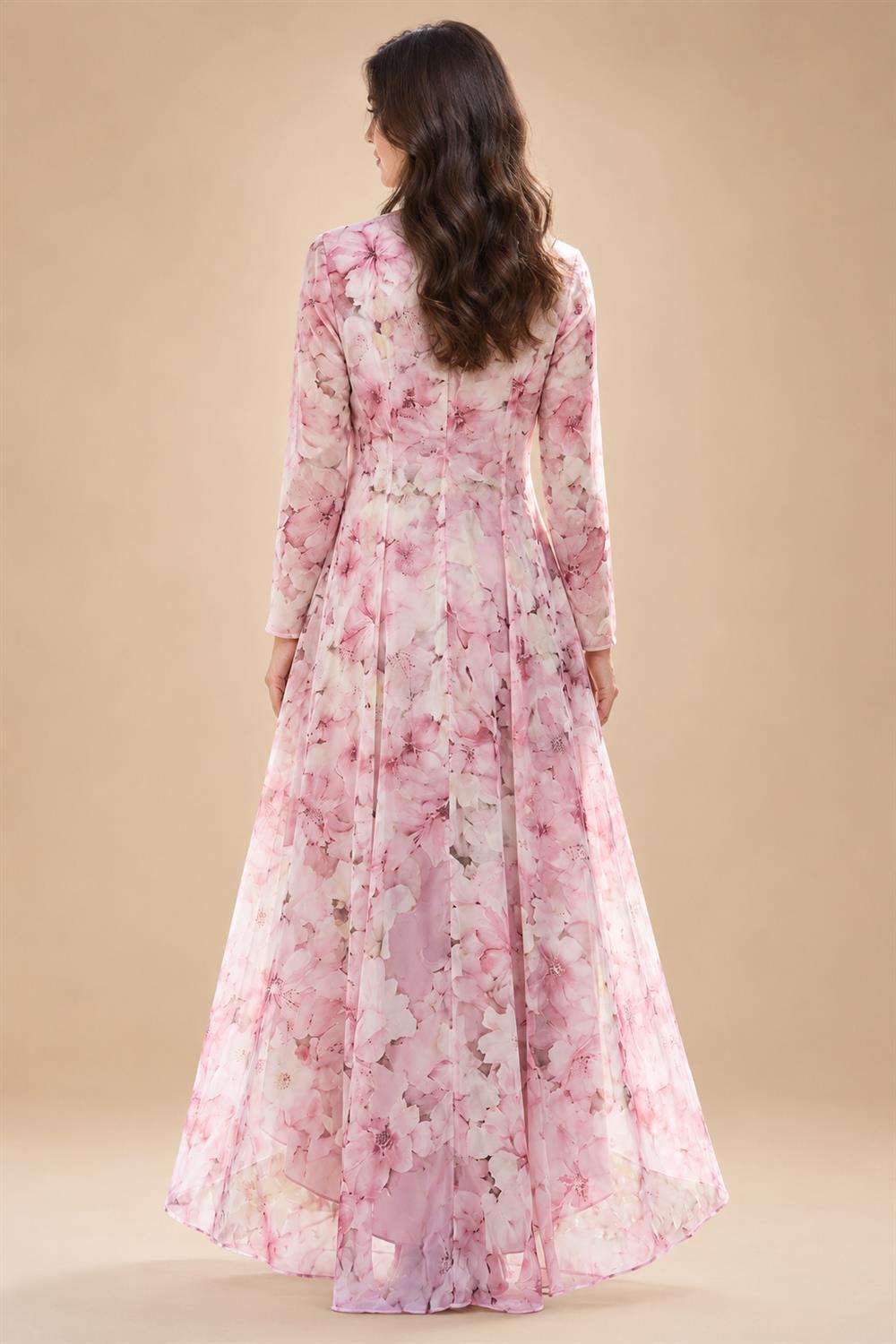 Sheath/Column Scoop Neck Lace Appliques Maxi Mother of the Bride & Groom Dresses with Ruched Waist & Sequin (SHI22501632)