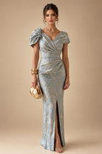 A-Line/Princess Strapless Jacquard Mini Homecoming Dresses with Bow & Pearls (SHI22370552)