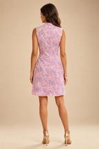 Cape Sleeve Jacquard Satin Ruched Mother of the Bride Dresses 2 Piece (SHI22500528)
