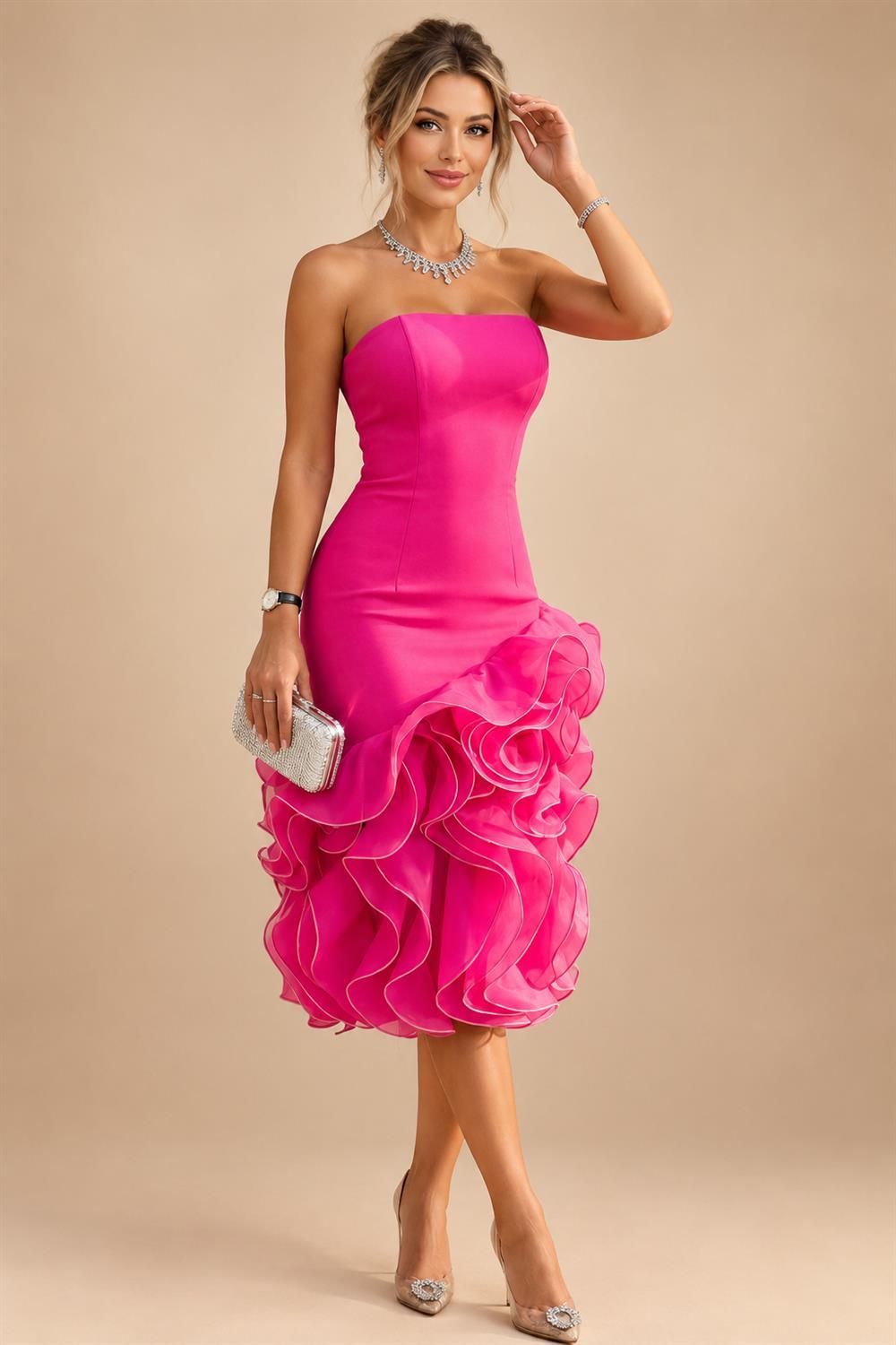 Sequin Bodycon Spaghetti Straps Short Homecoming Dresses with Ruched Bodice (SHI22370098)