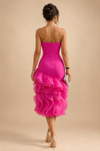 Chiffon A-Line/Princess Spaghetti Straps Mini Homecoming Dresses with Ruffles (SHI22370482)