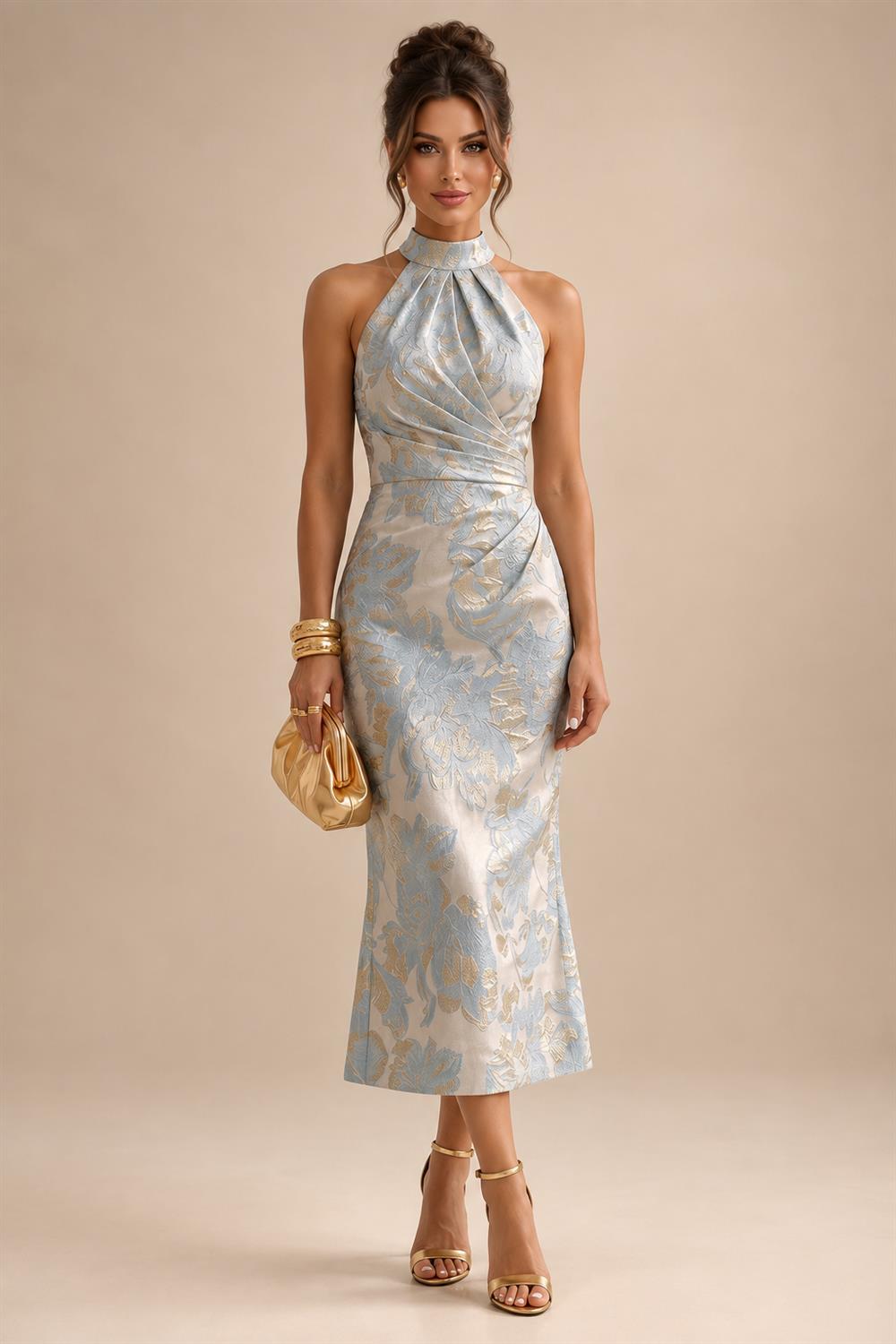 A-Line/Princess V-Neck Chiffon Floor-Length Mother of the Bride & Groom Dresses with Lace Appliques & Ruffles (SHI22501563)