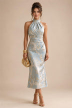 Sheath Chiffon Cape Sleeves Maxi Mother of the Bride & Groom Dresses with Ruched Waist (SHI22500727)
