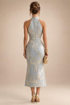 Sheath/Column Scoop Neck Velvet Floor-Length Mother of the Bride & Groom Dresses with Rhinestones (SHI22501640)