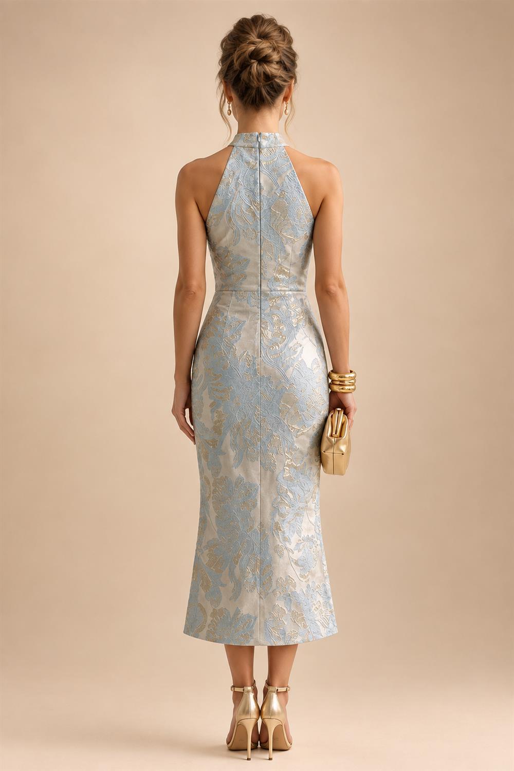 A-Line/Princess Sweetheart Chiffon Maxi Mother of the Bride & Groom Dresses with Lace Appliques & Ruched Bodice (SHI22501637)