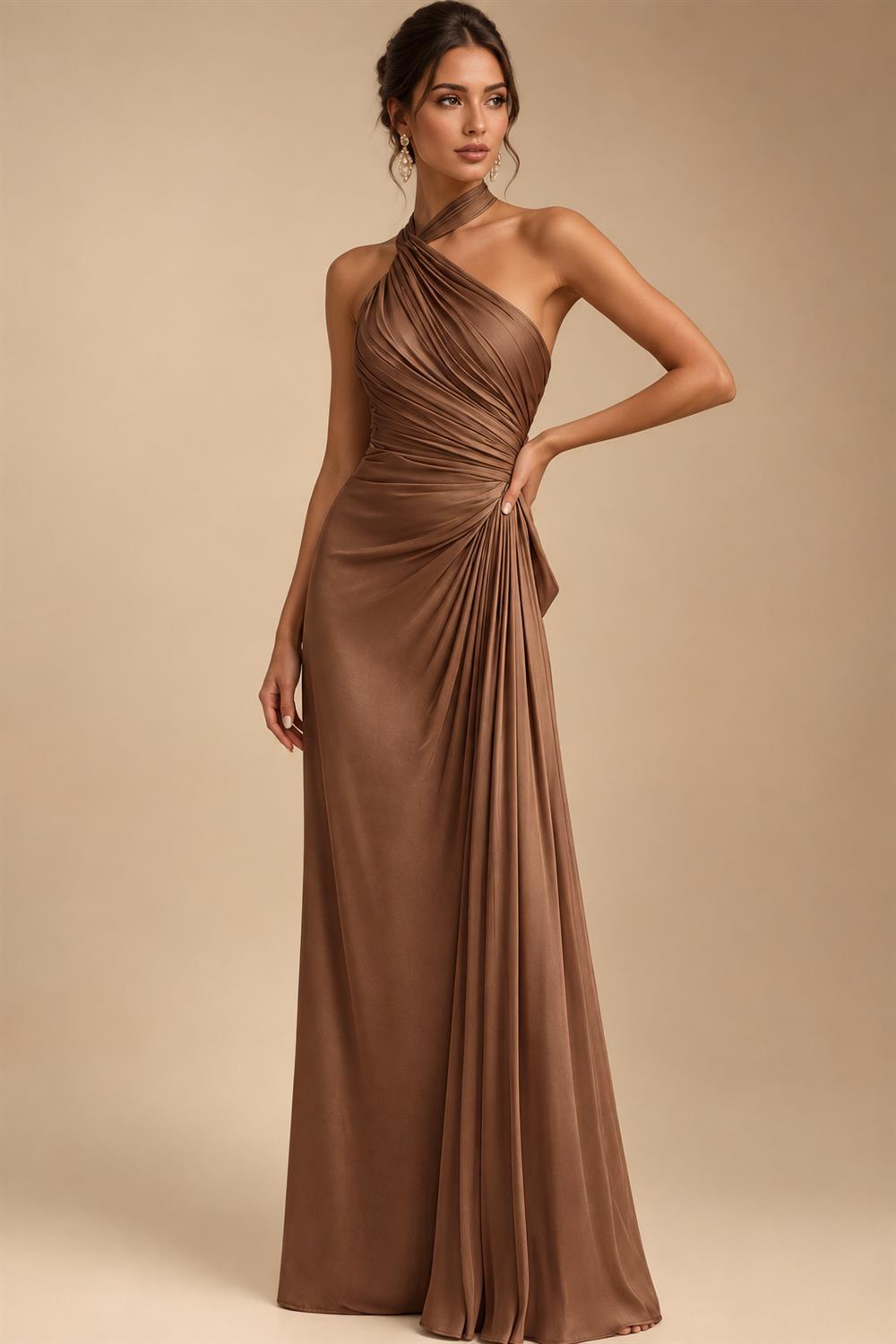 Sheath/Column Off Shoulder Stretch Jersey Floor-Length Mother of the Bride & Groom Dresses with Lace Appliques Sleeves & Slit (SHI22501550)