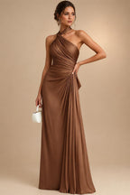 A-Line/Princess V-Neck Floral Embroidery Maxi Mother of the Bride & Groom Dresses with Ruched Waist (SHI22501624)