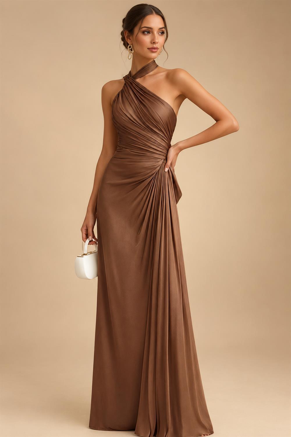 A-Line/Princess V-Neck Chiffon Floor-Length Mother of the Bride & Groom Dresses with Lace Appliques & Ruffles (SHI22501563)