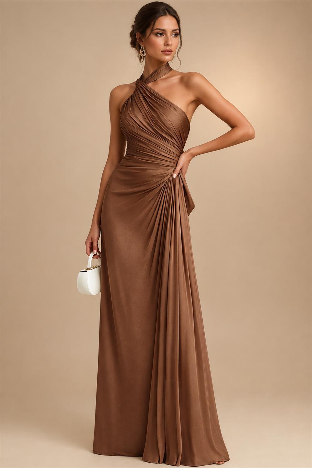 A-Line/Princess V-Neck Floral Embroidery Maxi Mother of the Bride & Groom Dresses with Ruched Waist (SHI22501624)
