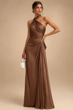 Sheath/Column Scoop Neck Velvet Floor-Length Mother of the Bride & Groom Dresses with Rhinestones (SHI22501640)