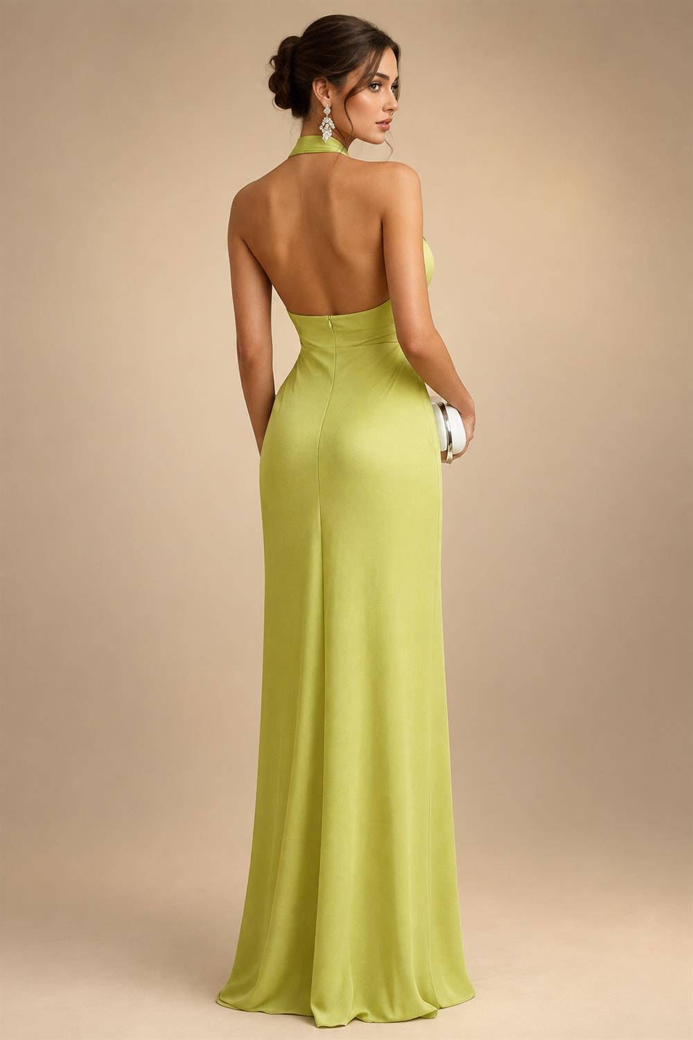 Sheath Chiffon Cape Sleeves Maxi Mother of the Bride & Groom Dresses with Ruched Waist (SHI22500727)