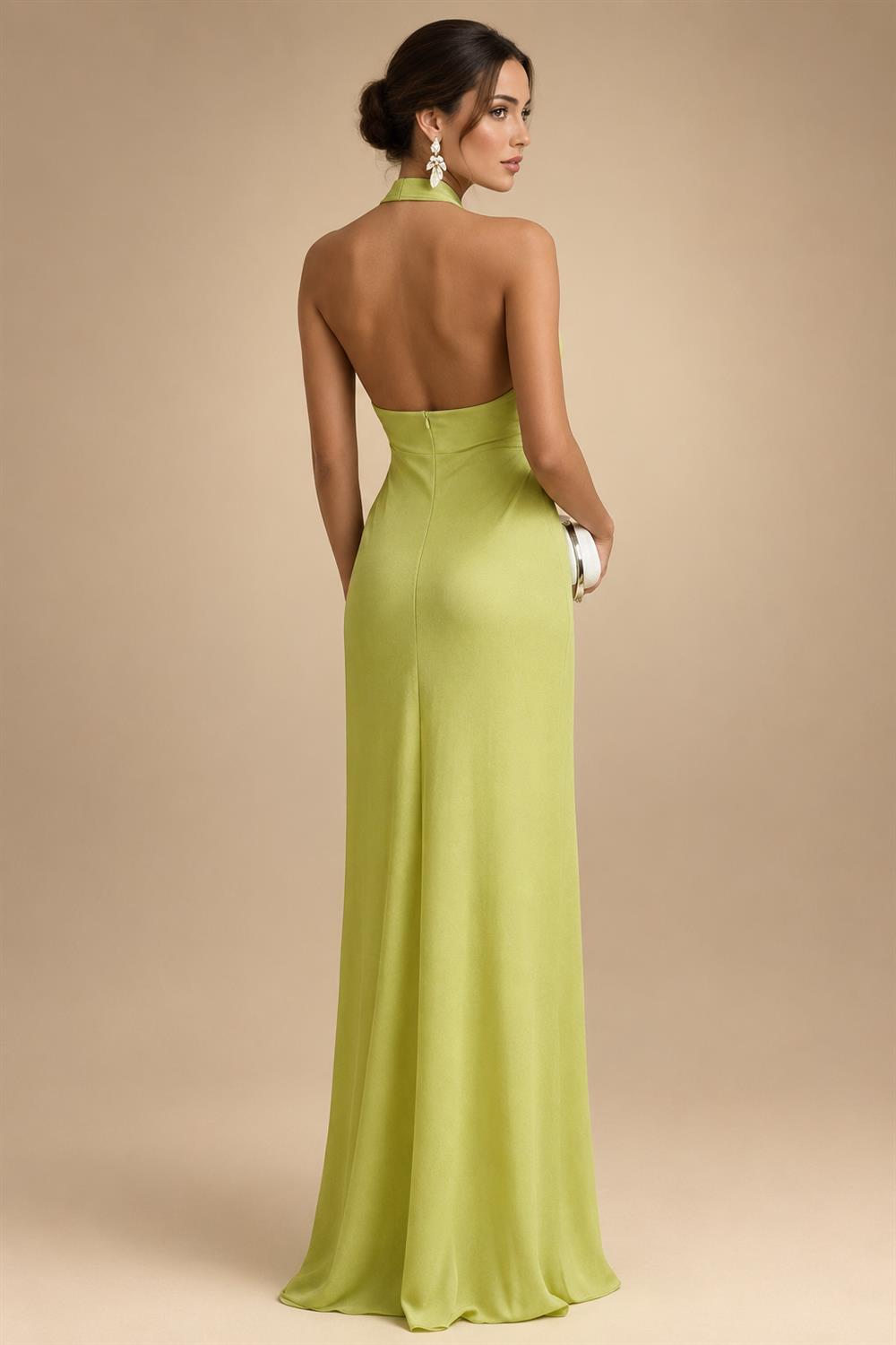 A-Line/Princess V-Neck Velvet Floor-Length Mother of the Bride & Groom Dresses with Ruched Waist (SHI22501614)