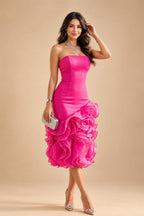 Satin A-Line/Princess Spaghetti Straps Short Homecoming Dresses with Ruched Waist (SHI22370238)
