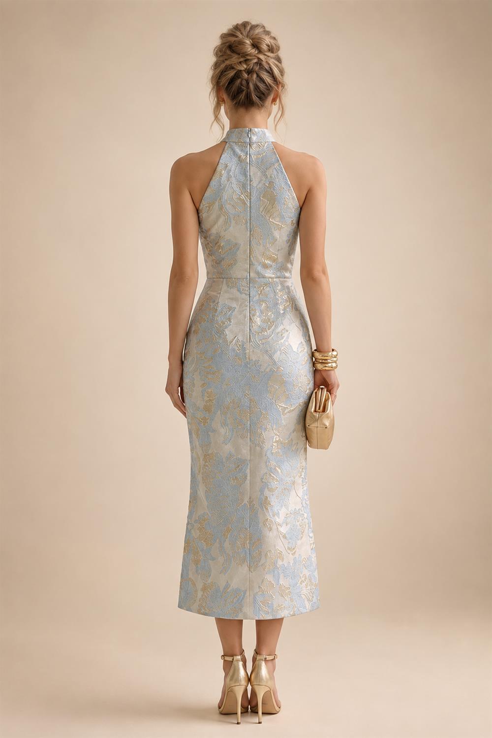 A-Line Chiffon Tiered Ruffles Mother of the Bride & Groom Dresses with Ruched Waist (SHI22500724)